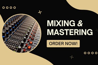 clean, mix and master your song for spotify