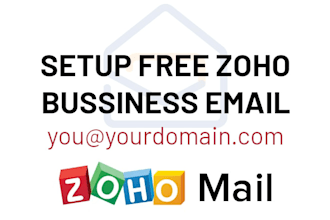 setup zoho free email with your domain for your business