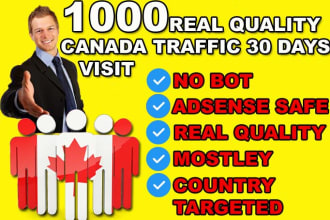 drive traffic rank your website canada visitors