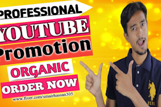 do organic youtube channel promotion and monetization