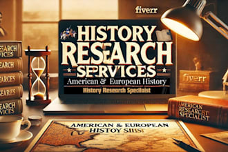 research and summerise european history, US history article and blog post