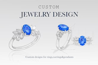 design custom jewelry sketches