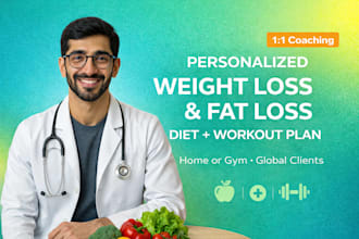 create a personalized weight loss and fat loss plan