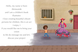 draw professional cartoon illustrations for your storybook