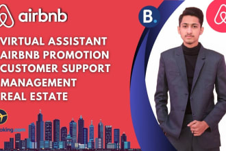 be your professional airbnb virtual assistant and customer support expert