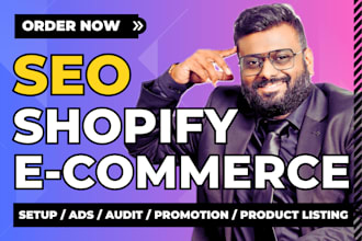 optimize website for ecommerce seo on shopify store ranking