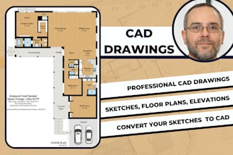 create professional cad plans, elevations, and sections