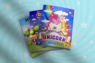 do professional book cover design for kids or adults