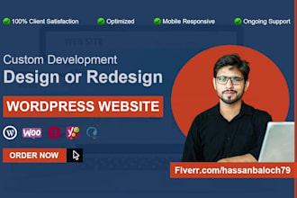 create, fix, and customize your wordpress website
