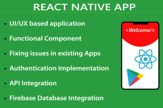 develop android app using react native