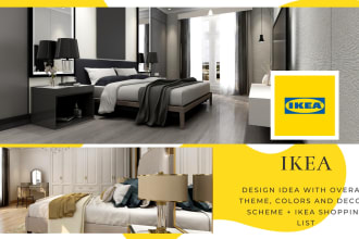 design your room, kitchen interior using ikea products