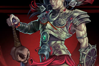 draw character illustrations and comissions