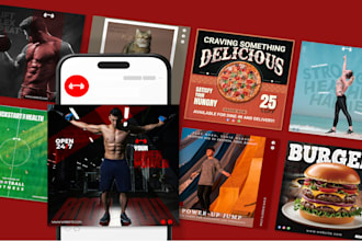 design or redesign instagram post, and facebook post