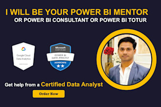 be your power bi mentor or power bi consultant or power bi totur