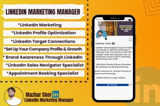 be your b2b linkedin marketing manager