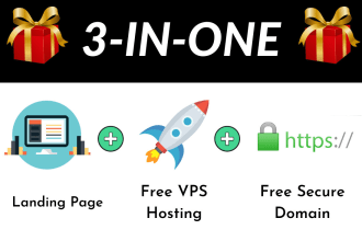 create and host your landing page on a vps server, https and get file manager