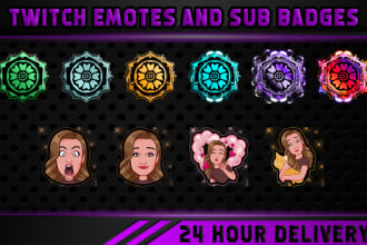 create twitch emotes and sub badges