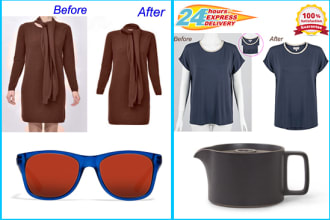 ghost mannequin object retouch wrinkle remove neck joint service in photoshop