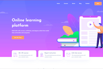 build an elearning platform