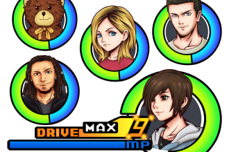 draw kingdom hearts or twewy style avatar or icon
