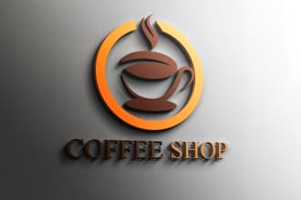 provide unique attractive coffee logo within 22 hrs