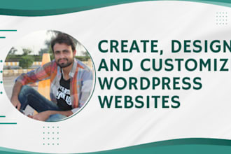 design a clean and modern wordpress website