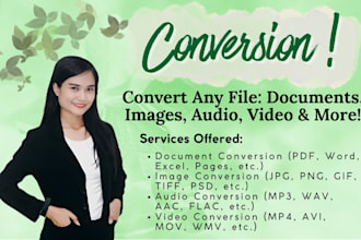 do focusing on different aspects of file conversion