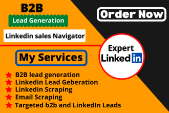 do b2b leads generation using linkedin sales navigator