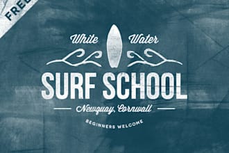 make a handsome retro vintage logo