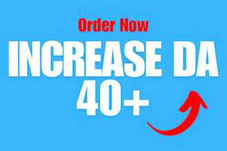 increase moz da80 plus with dofollow backlinks, da 50