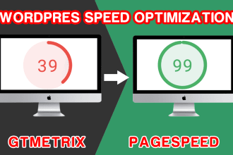 optimize wordpress speed for google page speed, gtmetrix test