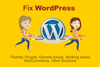 fix wordpress website errors and issues