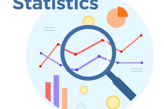 do any statistics task assignment and data analysis task