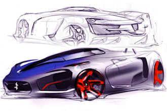 make product sketch and design