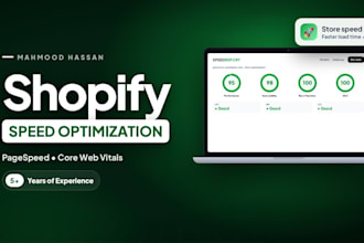 do shopify speed optimization to improve pagespeed and core web vitals
