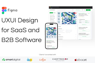 design UX UI for your saas, web app, or b2b software