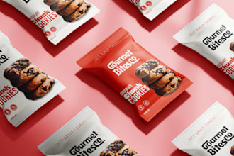 do food packaging, pouch design and product label design