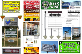 design your new sign ready to cut or print