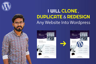 create copy clone or duplicate any website into wordpress