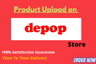do listing and upload products on your depop shop