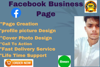 professional facebook or fan page creation and setup