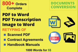 convert PDF to word or word to PDF
