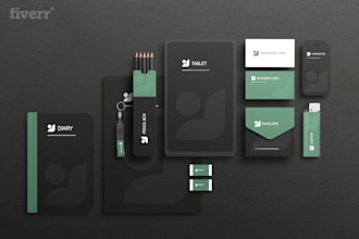 design business card, letterhead and stationery items