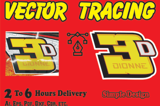 trace, vector, redraw logo or convert image