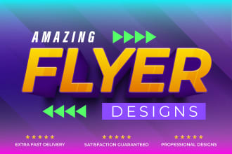 design a professional flyer and brochure for your business