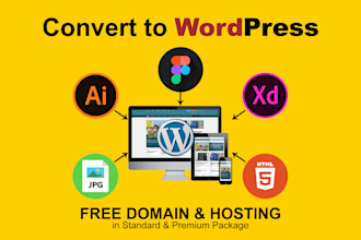 convert figma to wordpress website design