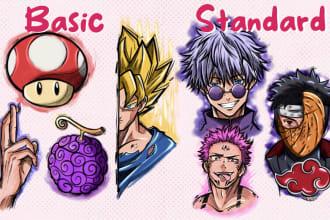 make your dream anime, manga tattoo design