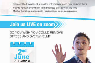 do flyers, posters, web banners, social media posts in 12hrs