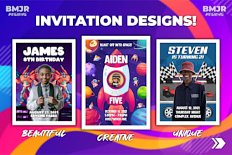 design an invitation for your birthday or event
