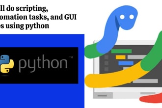 do scripting, automation tasks, and gui apps using python
